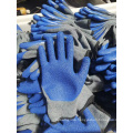 10G 2 Yarn Polycotton Latex Dipped String Knit Work Gloves for Construction